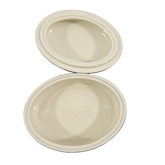 Mikasa Fine Porcelain Holiday Elegance Oval Covered Holiday Trinket Box NWT - Picture 6 of 17